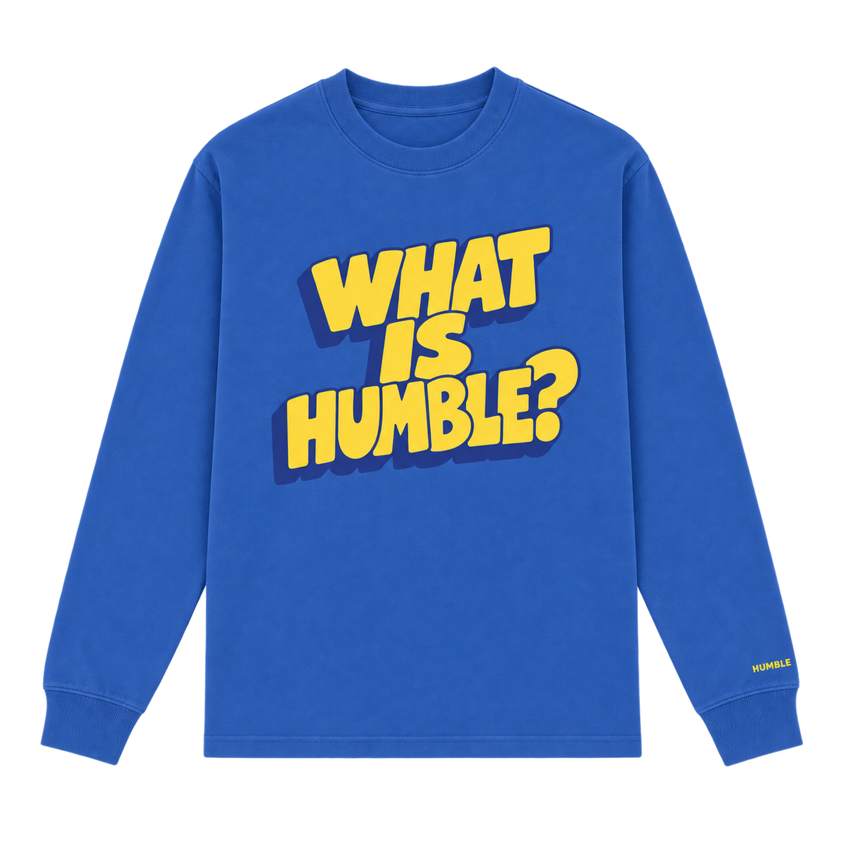 WHAT IS HUMBLE? COMIC LONGSLEEVE BLUE