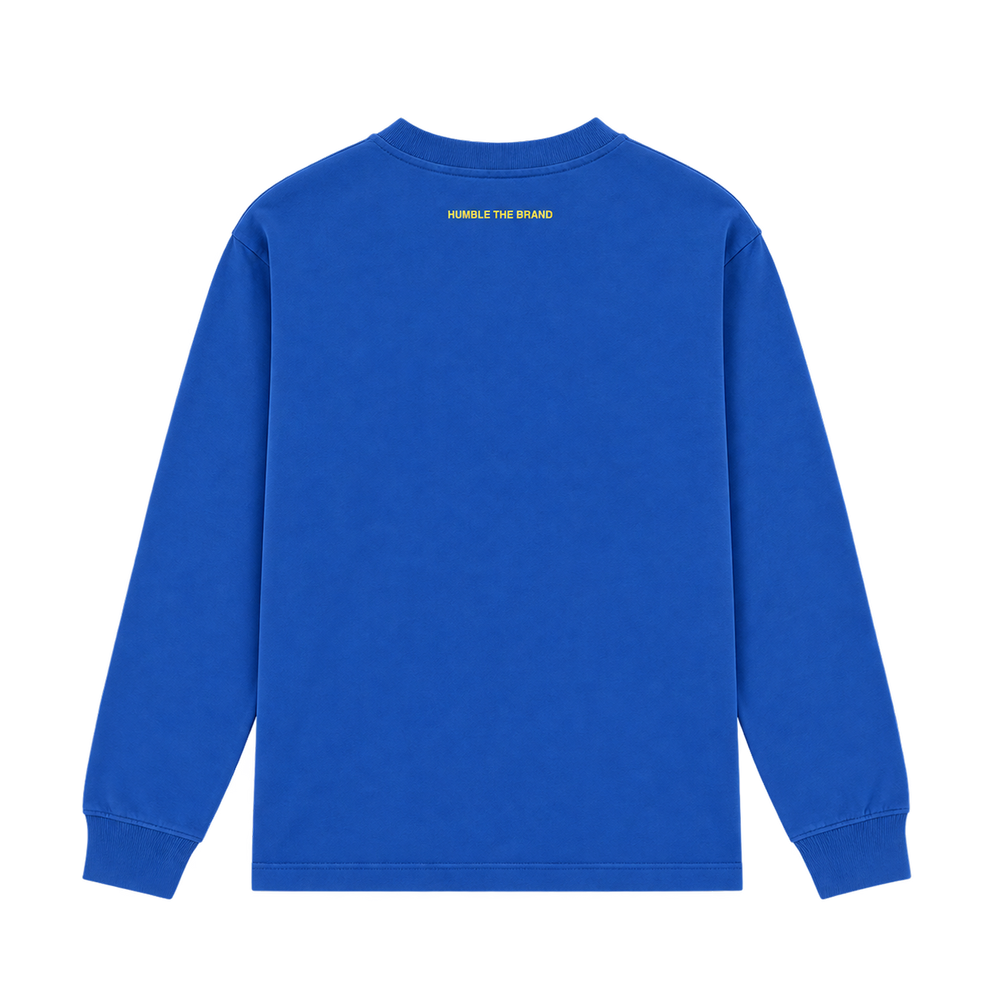 WHAT IS HUMBLE? COMIC LONGSLEEVE BLUE