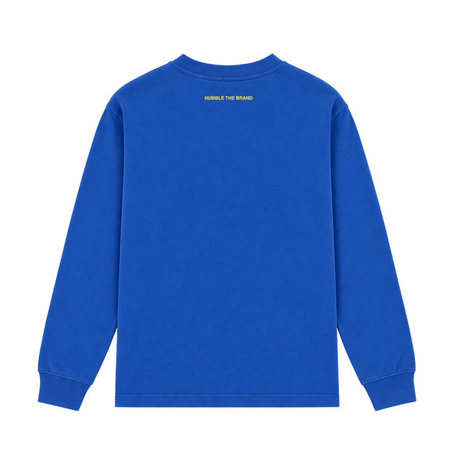 WHAT IS HUMBLE? COMIC LONGSLEEVE BLUE